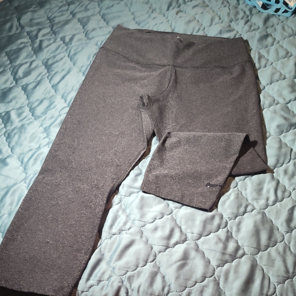Gray Nike Leggings L